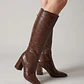 Bota Croco HY2529 Castanho - ABF-97 by exé  - Thumbnail 2