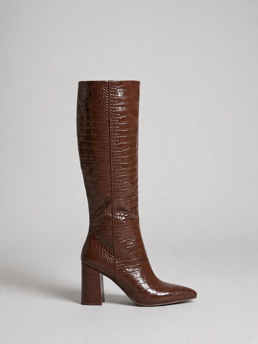 Bota Croco HY2529 Castanho - ABF-97 by exé  1