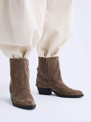 Bota de Camurça 18737-81 Taupe - ABF-97 by exé