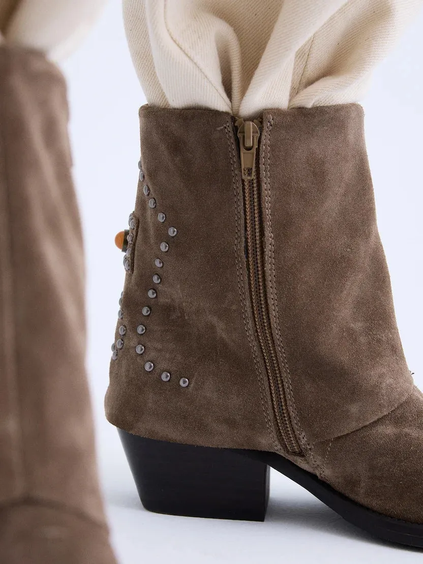 Bota de Camurça 18737-81 Taupe - ABF-97 by exé 4