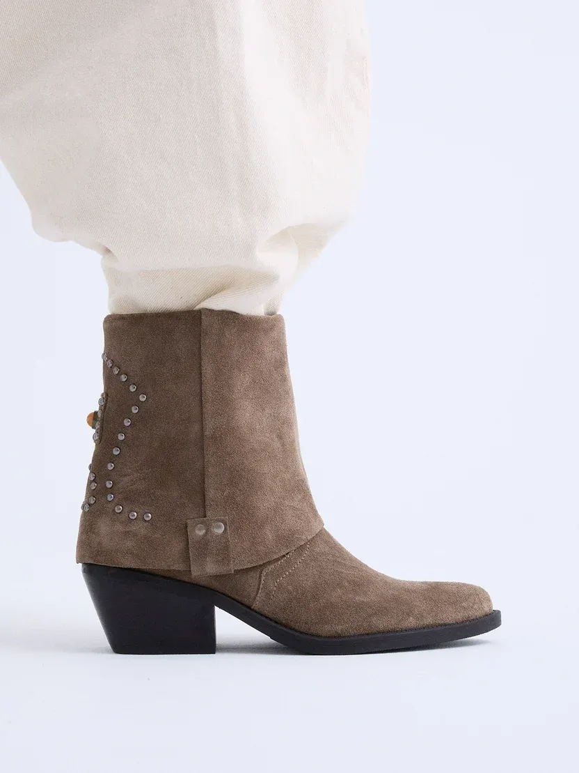 Bota de Camurça 18737-81 Taupe - ABF-97 by exé 5