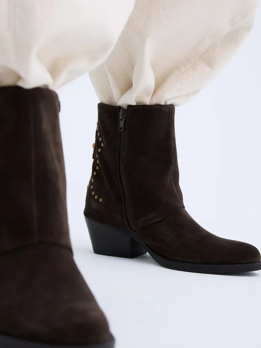Bota de Camurça 18737-81 Castanho - ABF-97 by exé  3