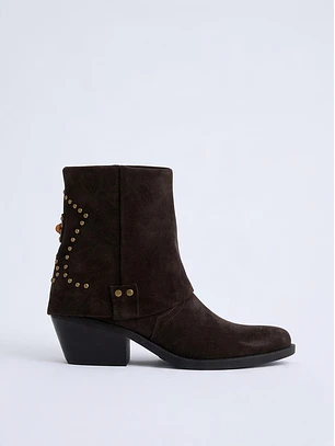 Bota de Camurça 18737-81 Castanho - ABF-97 by exé 