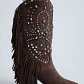 Bota Texana com Franjas P665-H2094 Castanho - EXÉ - vignette 3