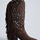 Bota Texana com Franjas P665-H2094 Castanho - EXÉ - vignette 1