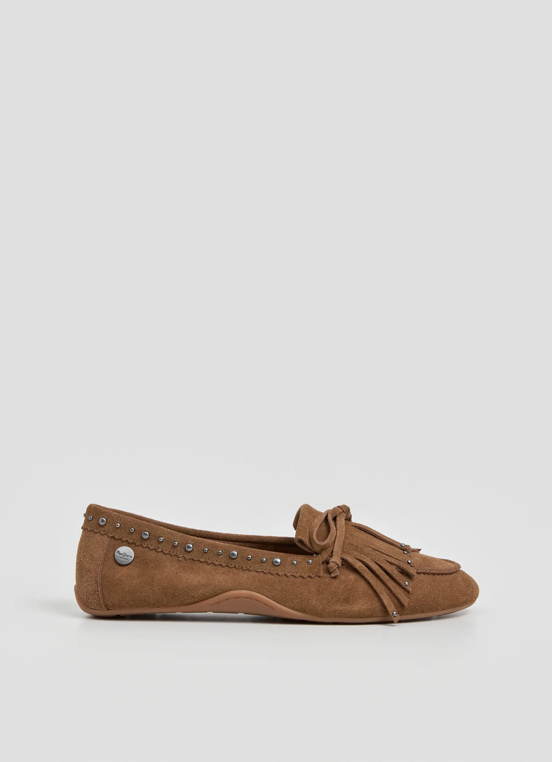 Mocassins em Camurça Noa Fringes Camel - Pepe Jeans 1