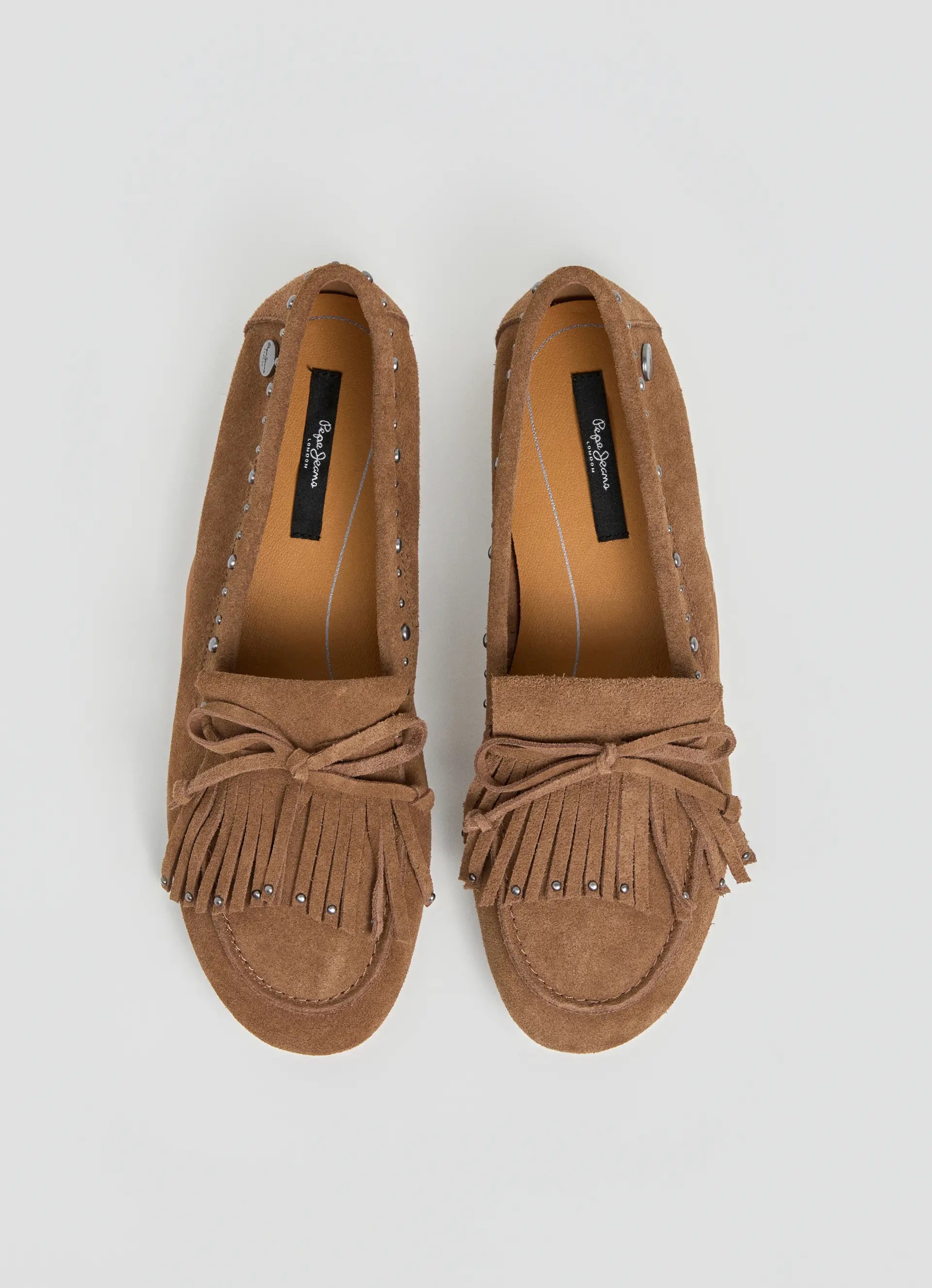 Mocassins em Camurça Noa Fringes Camel - Pepe Jeans 4