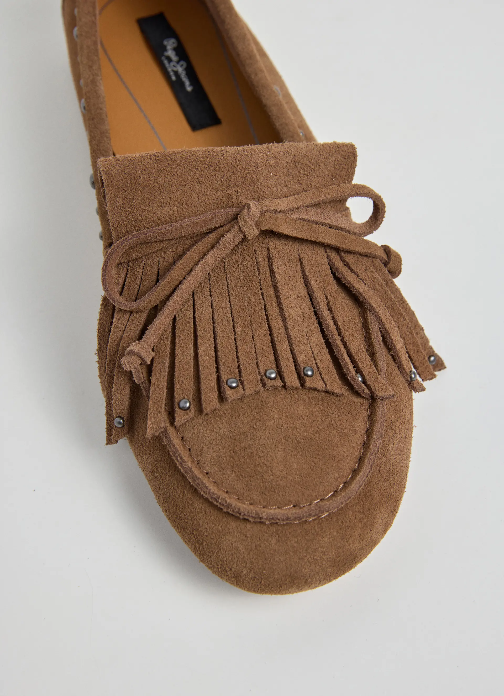 Mocassins em Camurça Noa Fringes Camel - Pepe Jeans 5