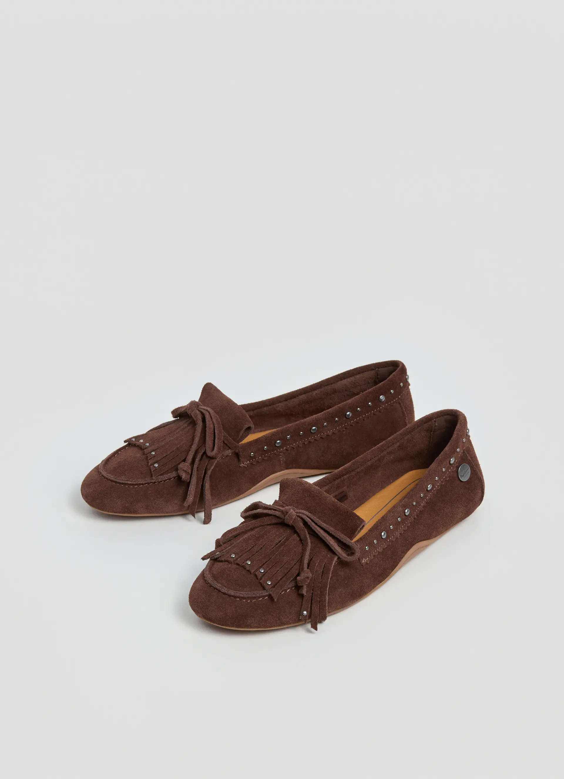 Mocassins em Camurça Noa Fringes Castanho - Pepe Jeans  2