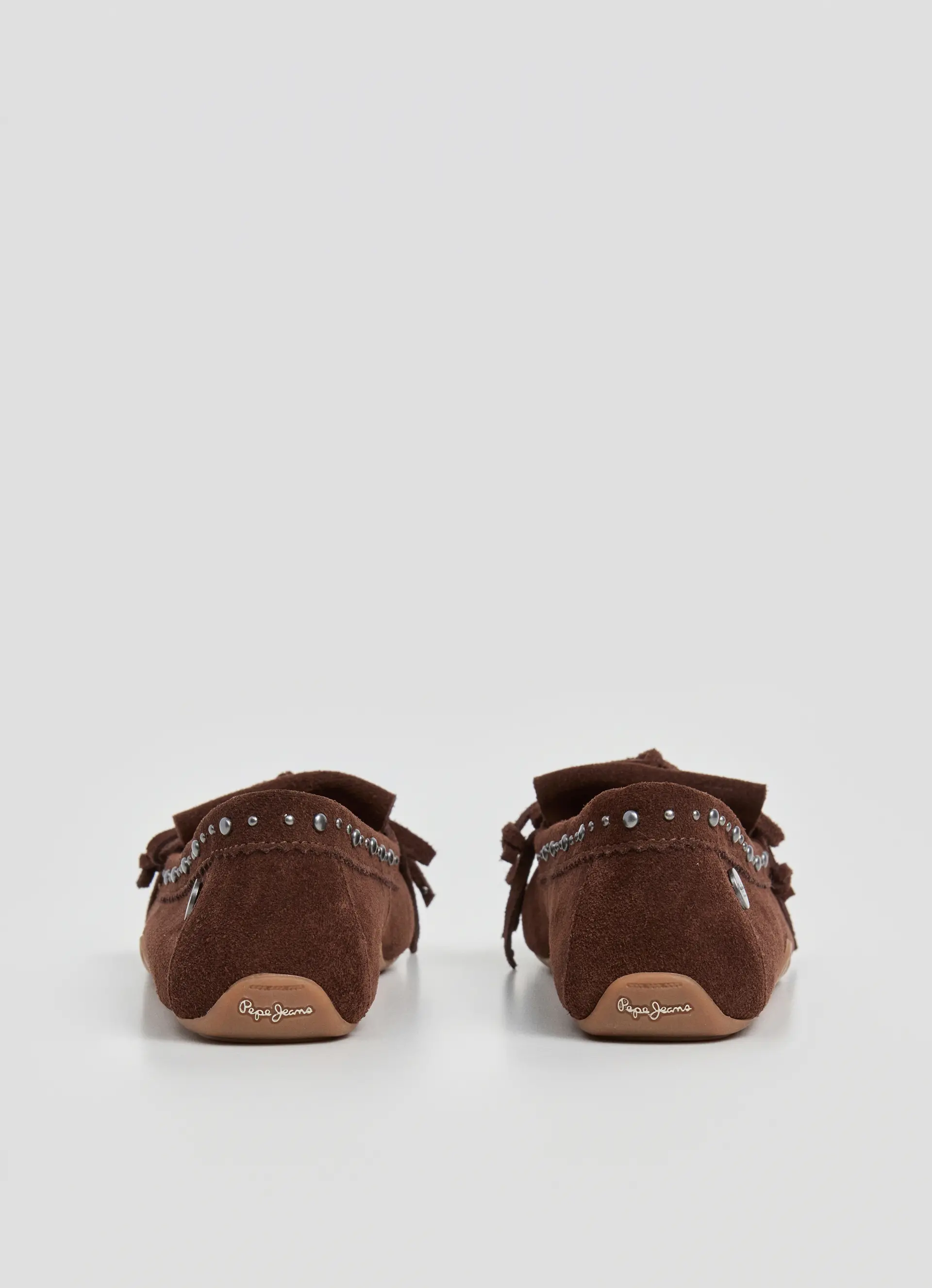 Mocassins em Camurça Noa Fringes Castanho - Pepe Jeans  3