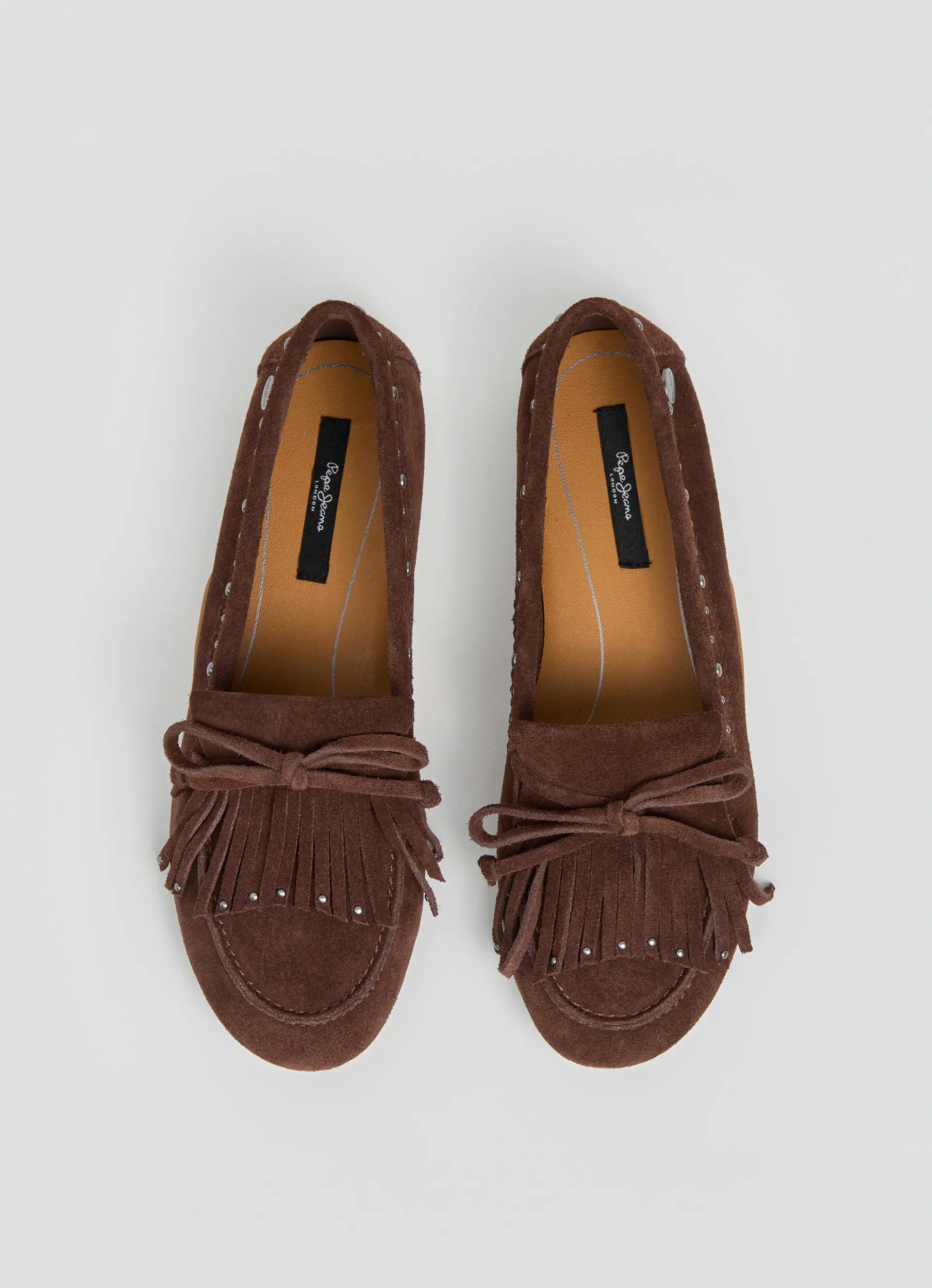 Mocassins em Camurça Noa Fringes Castanho - Pepe Jeans  5