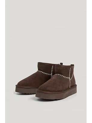 Bota Pantufa DISSY ETNIC Castanho - Pepe Jeans