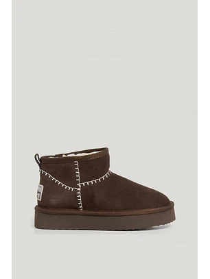 Bota Pantufa DISSY ETNIC Castanho - Pepe Jeans
