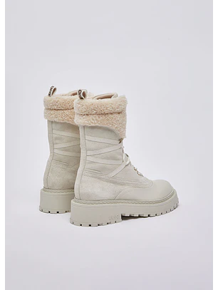 Bota Militar Rumi 44 Creme - Liu Jo 