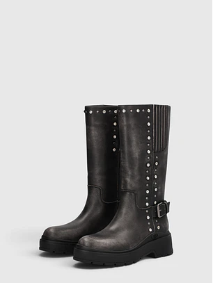 Bota Cano Médio Andrea 08 Preto - Liu Jo