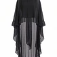 Blusa Manga Comprida Vesper Maxi Preto - SAHOCO   - Thumbnail 7