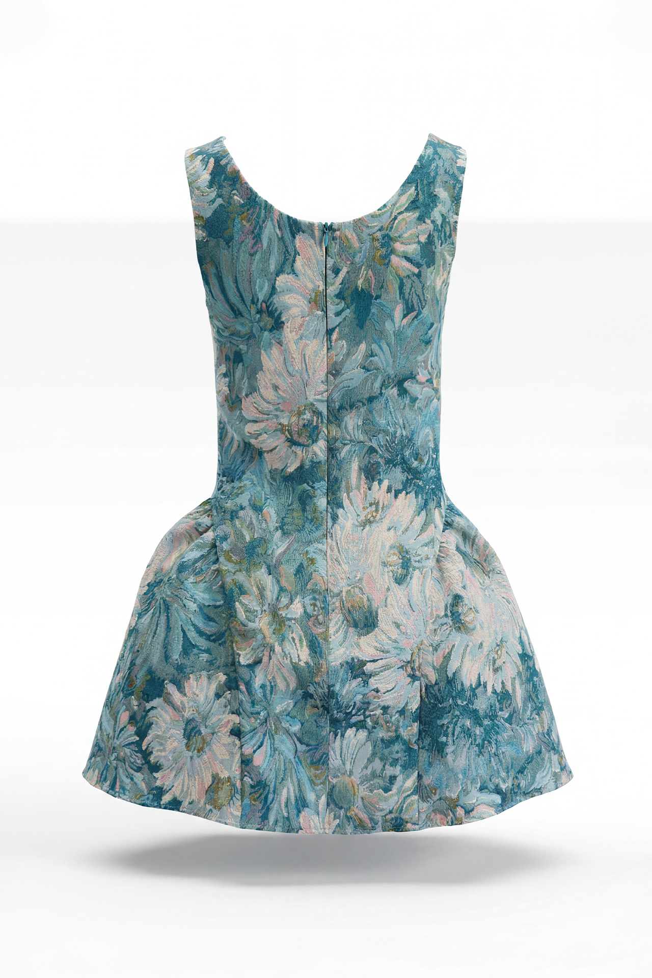 Vestido Curto CALLA Floral Azul - SAHOCO  7