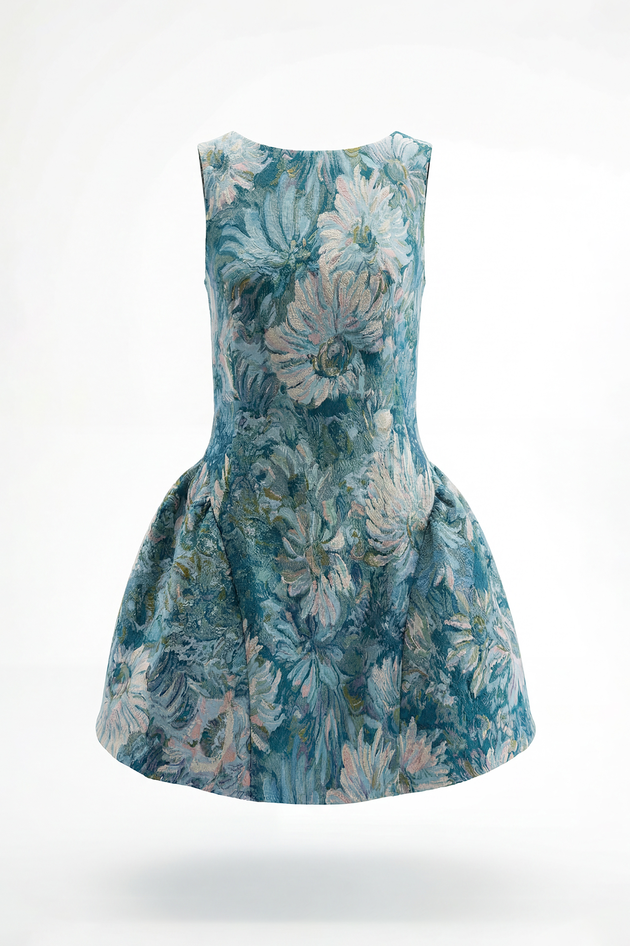 Vestido Curto CALLA Floral Azul - SAHOCO  5