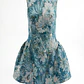 Vestido Curto CALLA Floral Azul - SAHOCO  - Thumbnail 5