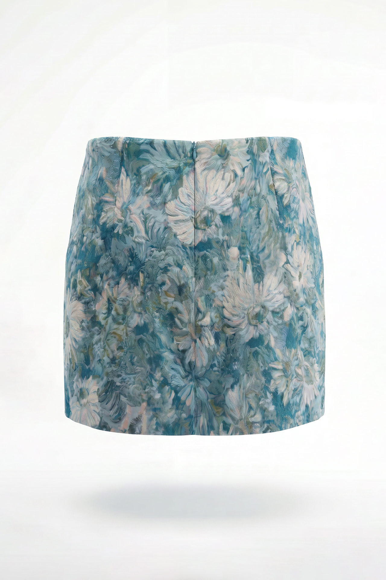 Saia Curta CALLA Floral Azul - SAHOCO  3