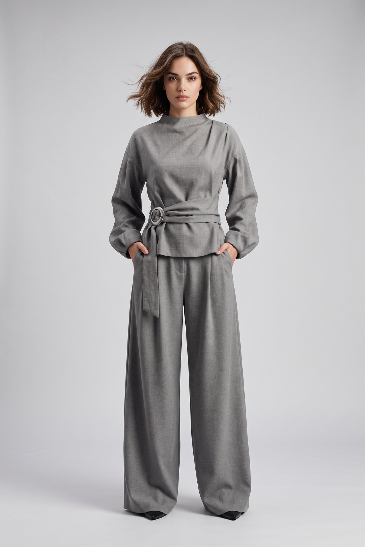 Blusa Ayla Cinza - SAHOCO  2