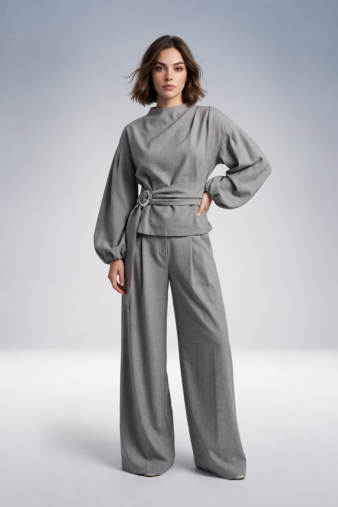 Blusa Ayla Cinza - SAHOCO  3
