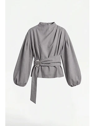 Blusa Ayla Cinza - SAHOCO 