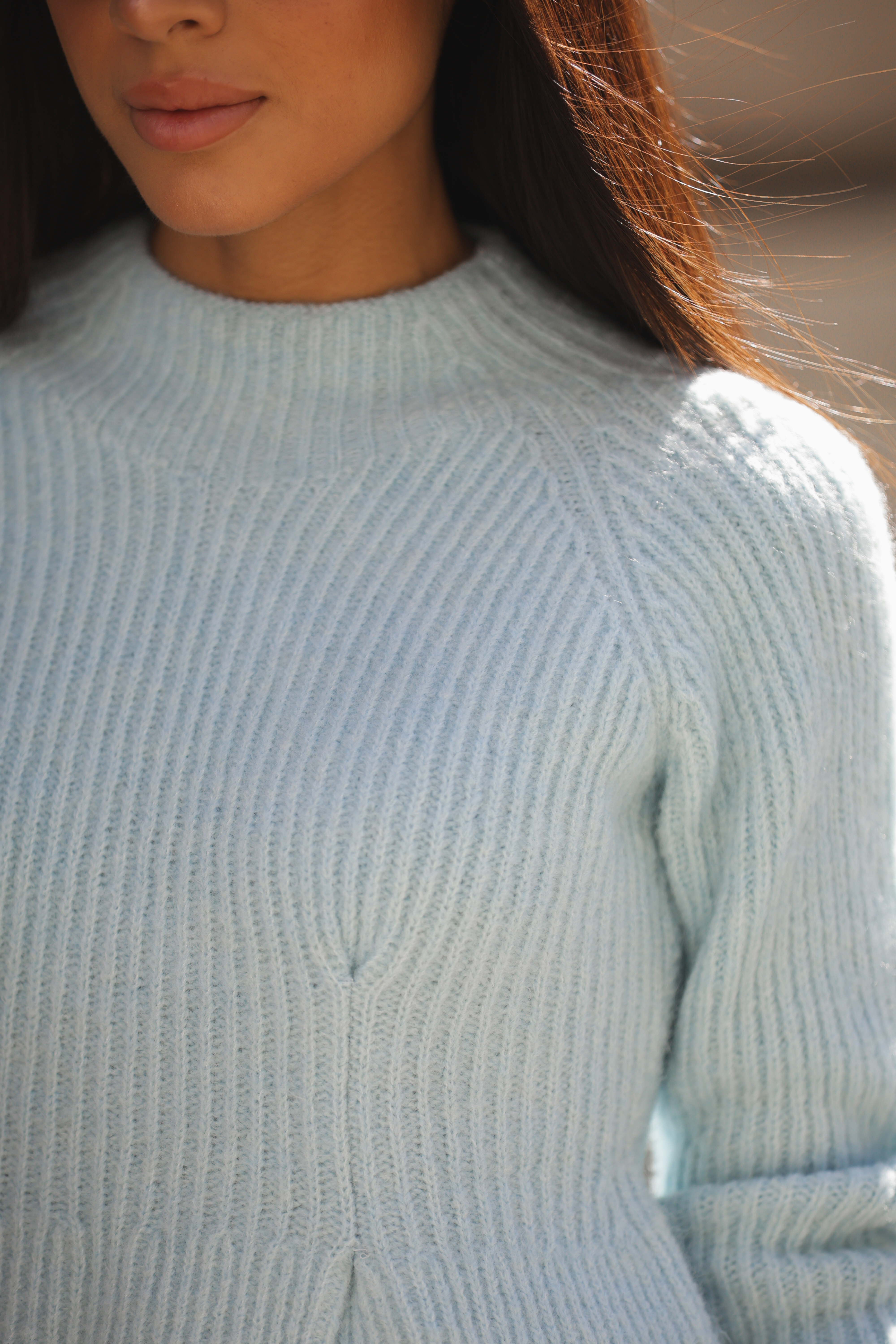 Camisola de Malha ELIN Azul Claro - SAHOCO  4
