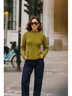 Camisola de Malha ELIN Verde - SAHOCO 