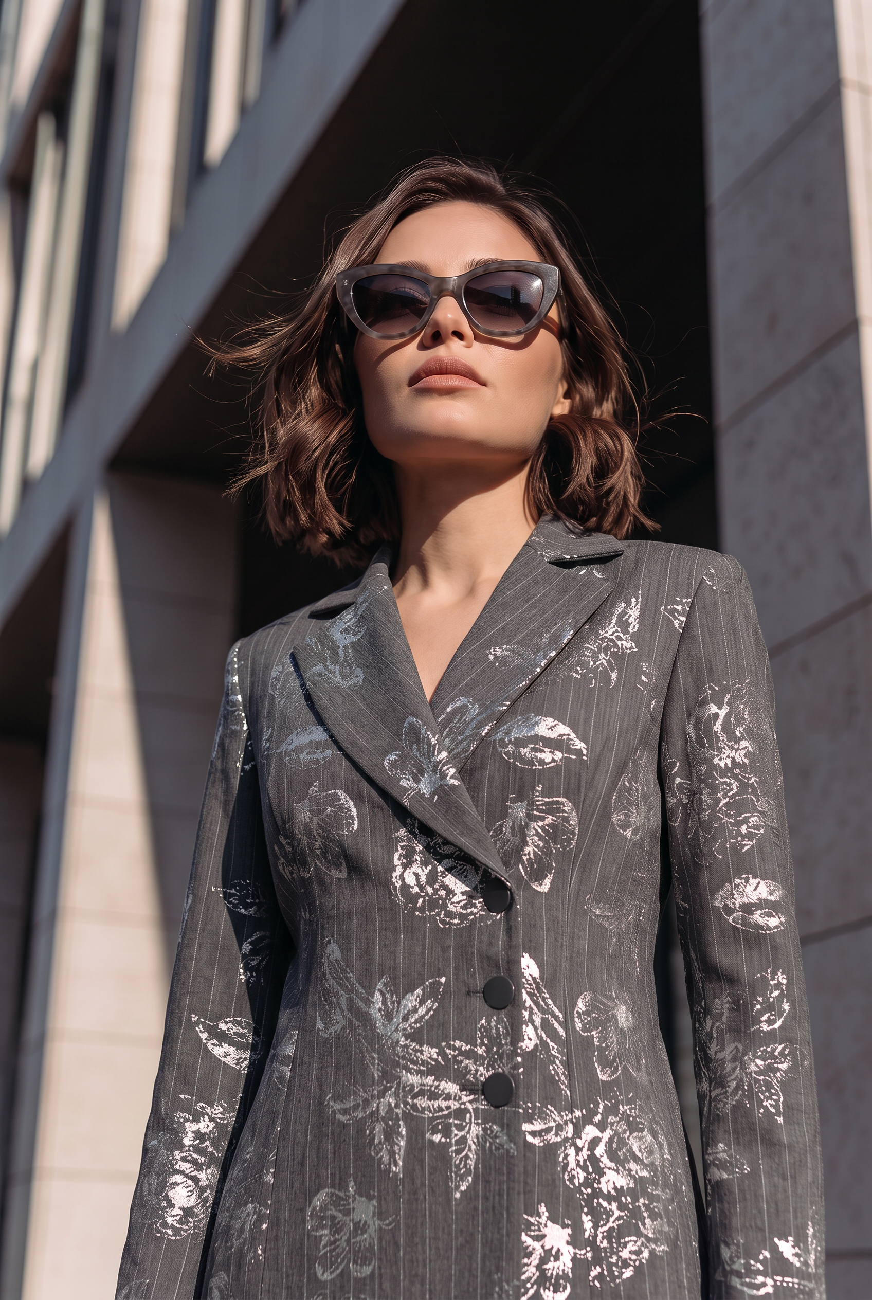 Blazer com Detalhes Prata Cinza - SAHOCO  6