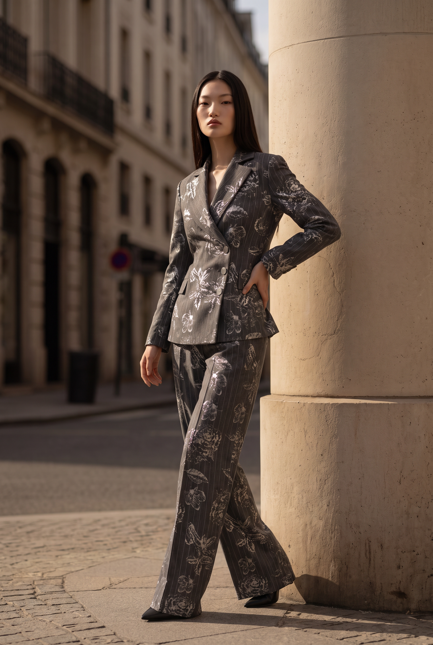 Blazer com Detalhes Prata Cinza - SAHOCO  3