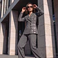 Blazer com Detalhes Prata Cinza - SAHOCO  - Thumbnail 8