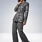 Blazer com Detalhes Prata Cinza - SAHOCO  - Thumbnail 5
