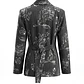 Blazer com Detalhes Prata Cinza - SAHOCO  - Thumbnail 11