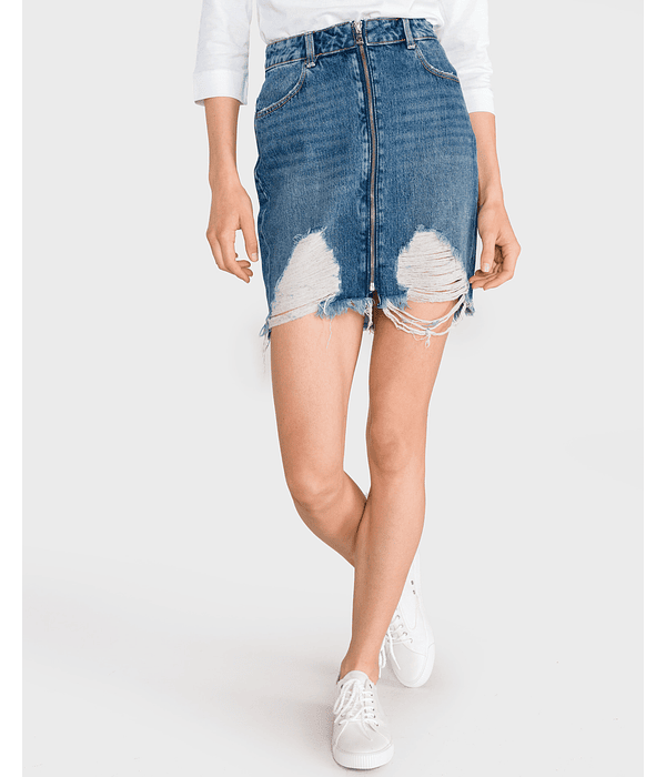 Saia Ganga com Fecho - Guess