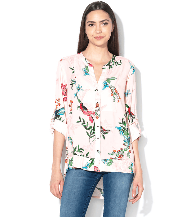 Camiseiro Padrão com  Flores - Replay
