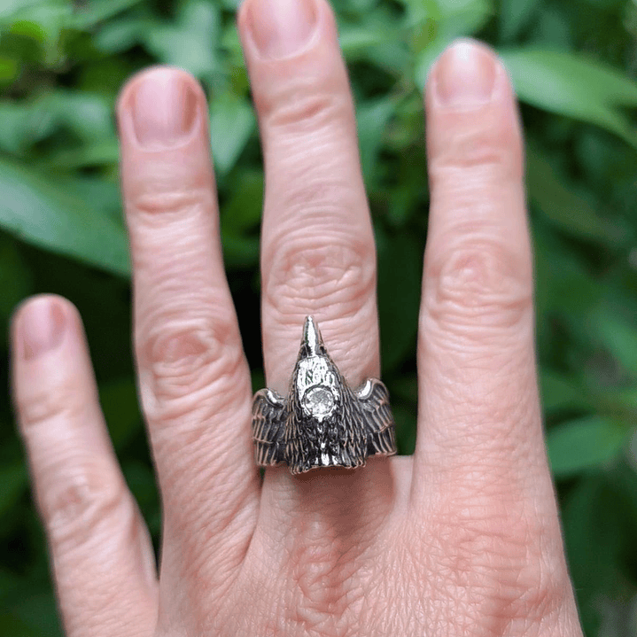 Anillo Aguila Sagrada Tornasol 2