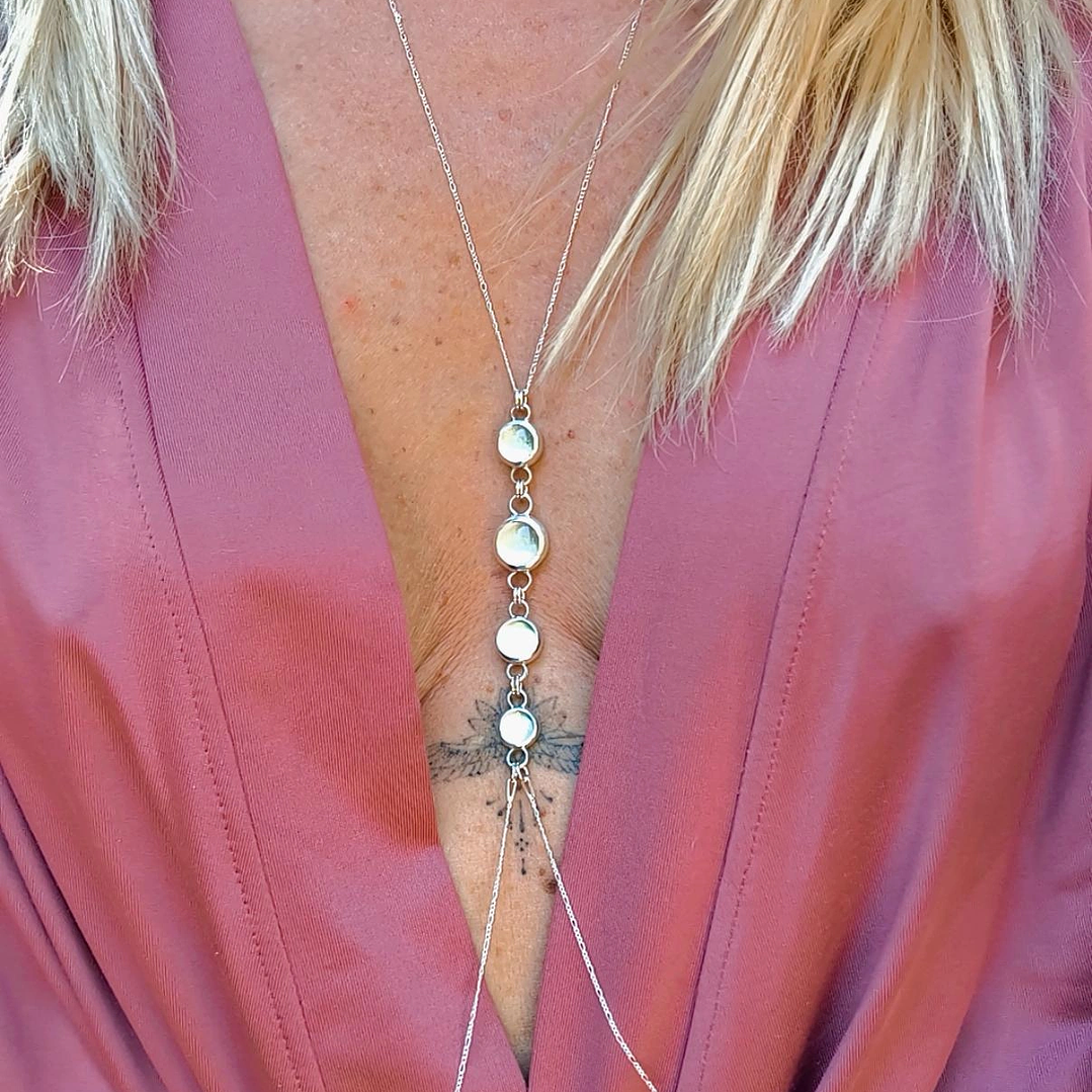 Body chain cuarzo cristal 1