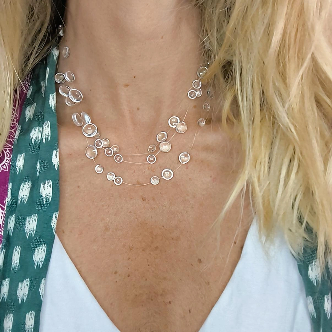 Collar gotas de agua 1