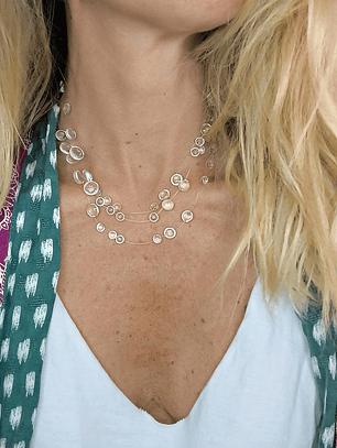Collar gotas de agua