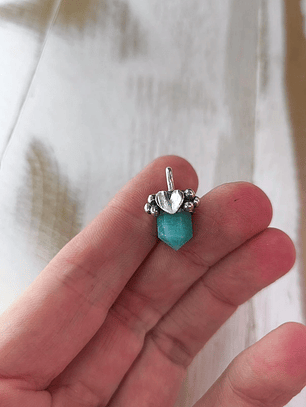 Baby amazonita + cadena