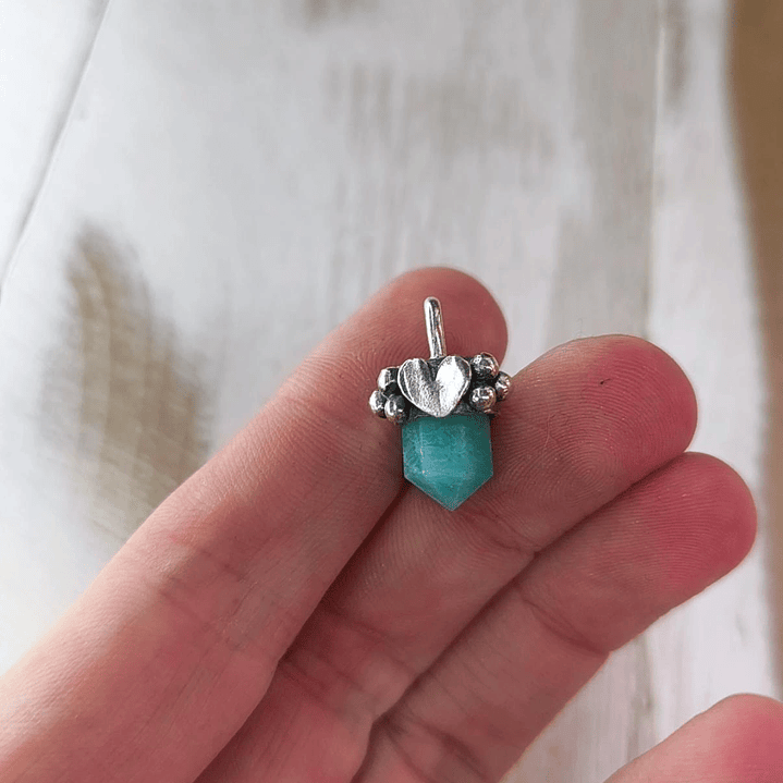 Baby amazonita + cadena 1