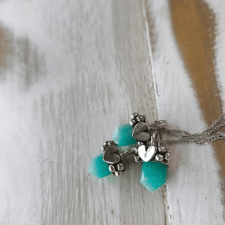 Baby amazonita + cadena 2