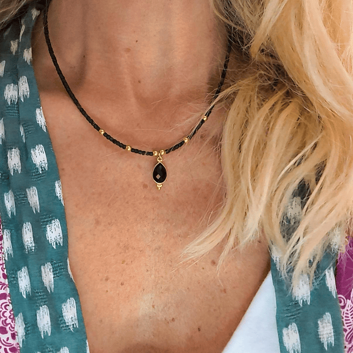 Collar obsidiana + onix ✨ 2