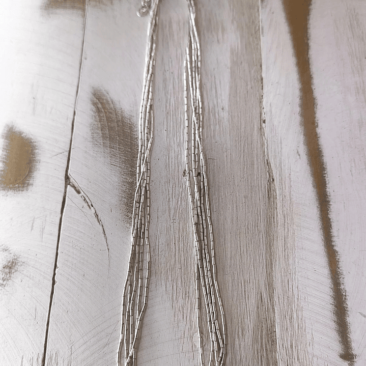 Collar 5 tiras mostacillas  1