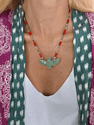 Aguila sagrada tallada