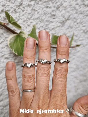 Midi corazón ajustable