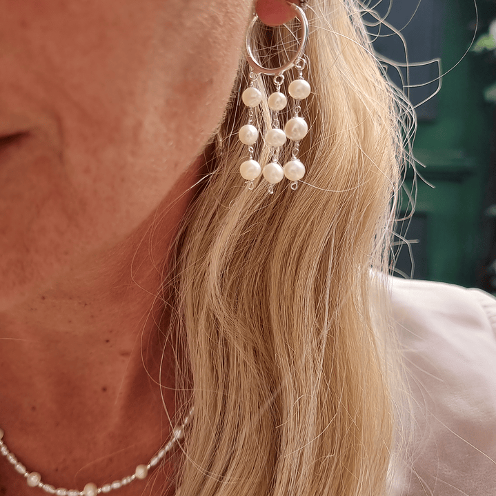 Argollas perlas de rio 3