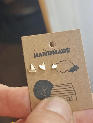 Aros trío corazones