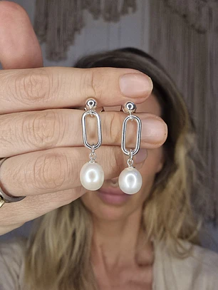 Aros Perlas y eslabon